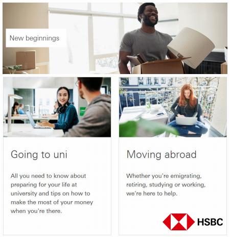 Banks offers in Birmingham | New Beginnings in HSBC | 13/04/2022 - 13/06/2022