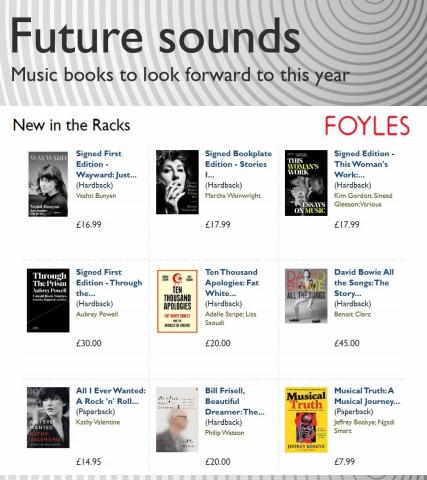Foyles catalogue in London | Misic & Sounds 2022 | 18/04/2022 - 01/05/2022