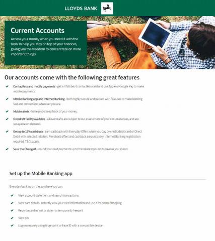 Banks offers in Birmingham | Current Accounts in Lloyds | 23/03/2022 - 23/05/2022