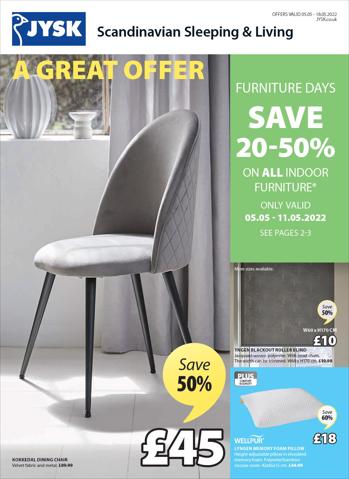 JYSK catalogue in Manchester | Great offers | 05/05/2022 - 18/05/2022