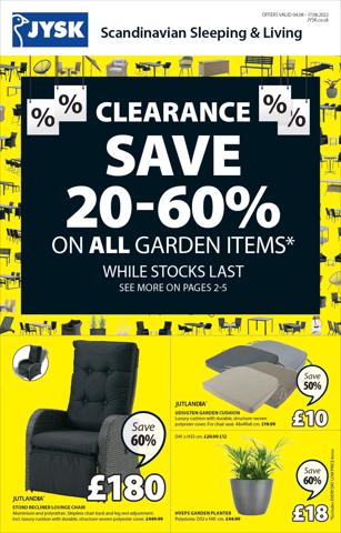 Home & Furniture offers in Rotherham | Great offers in JYSK | 04/08/2022 - 17/08/2022