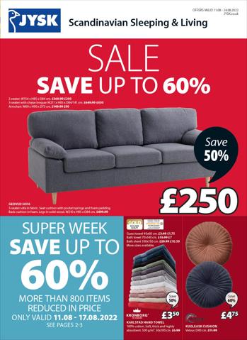 Home & Furniture offers in Manchester | Great offers in JYSK | 11/08/2022 - 24/08/2022