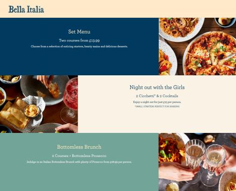 Bella Italia catalogue in Brighton | Special Offers | 01/04/2022 - 01/05/2022
