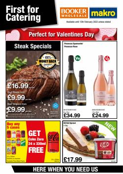 Supermarkets offers in the Booker Wholesale catalogue ( Published today)