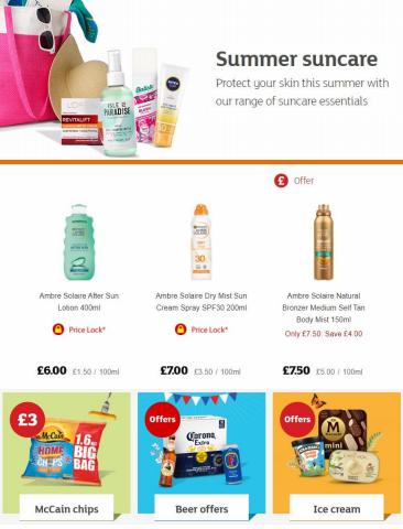 Sainsbury's catalogue in London | Summer Suncare Offers | 17/05/2022 - 23/05/2022