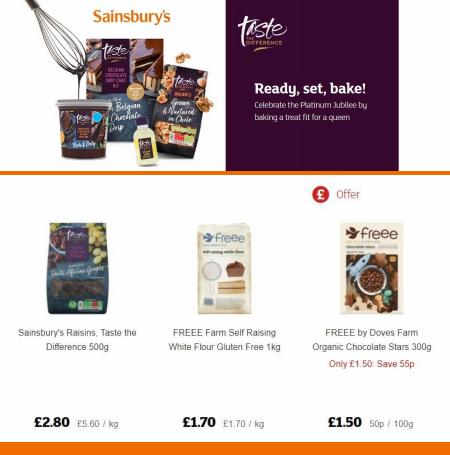 Sainsbury's catalogue in Leeds | Baking Essentials | 17/05/2022 - 23/05/2022
