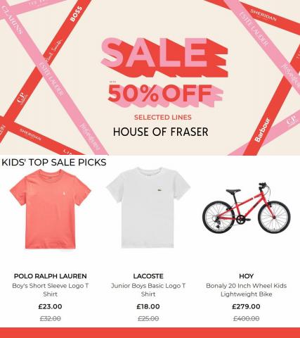 House of Fraser catalogue | Kids Top Sale Picks | 04/07/2022 - 11/07/2022