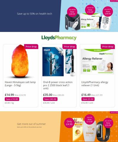 Lloyds Pharmacy catalogue in Brighton | Save up to half price on selected Electricals | 25/05/2022 - 31/05/2022