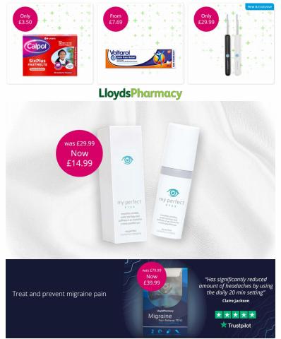 Pharmacy, Perfume & Beauty offers in Tamworth | Great offers in Lloyds Pharmacy | 20/06/2022 - 27/06/2022