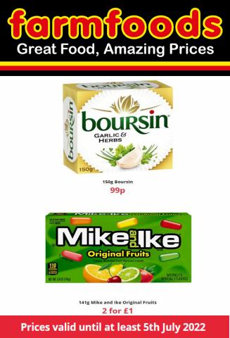 Supermarkets offers in Croydon | Farmfoods Latest Deals in Farmfoods | 29/06/2022 - 05/07/2022