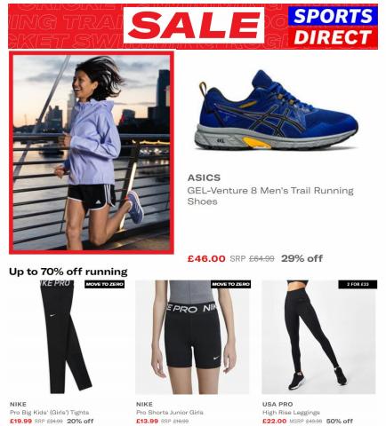 Sport offers in Widnes | Up to 70& off running in Sports Direct | 20/06/2022 - 27/06/2022