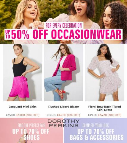 Dorothy Perkins catalogue in Bradford | Up to 50% Off Occasionwear | 21/06/2022 - 28/06/2022