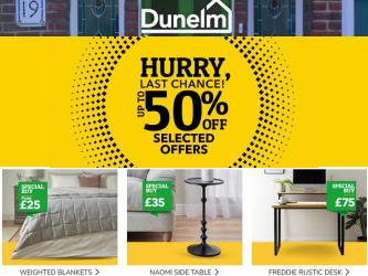 Dunelm offers in the Dunelm catalogue ( 9 days left)