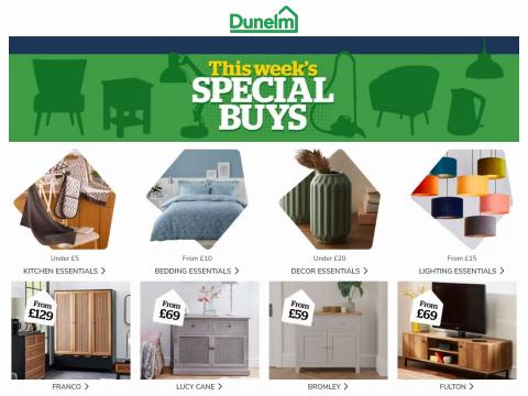 Home & Furniture offers in Sheffield | This Week's Special Buys in Dunelm | 12/05/2022 - 24/05/2022