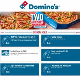 Restaurants offers in the Domino's Pizza catalogue ( 14 days left)