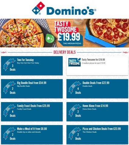 Domino's Pizza catalogue in Great Yarmouth | Domino's Pizza Deals | 04/05/2022 - 05/06/2022