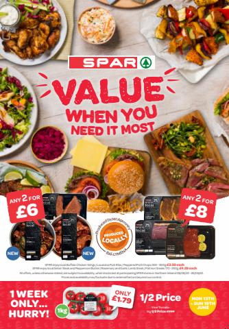 Supermarkets offers in Chester | Monthly Ad in Spar | 06/06/2022 - 26/06/2022