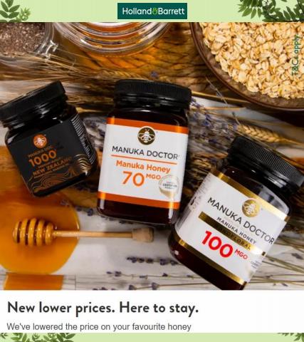 Holland & Barrett catalogue | Manuka Honey New Lower Prices | 19/05/2022 - 25/05/2022