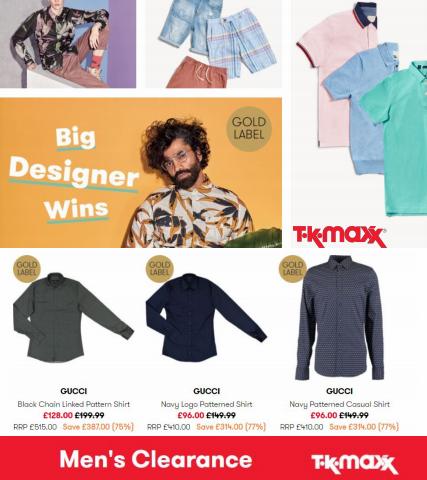 Clothes, Shoes & Accessories offers in West Bromwich | Men's Clearance in TK Maxx | 01/07/2022 - 10/07/2022