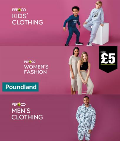 Supermarkets offers in Oldbury (Kent) | PEP&CO Clothing Sale in Poundland | 01/08/2022 - 14/08/2022