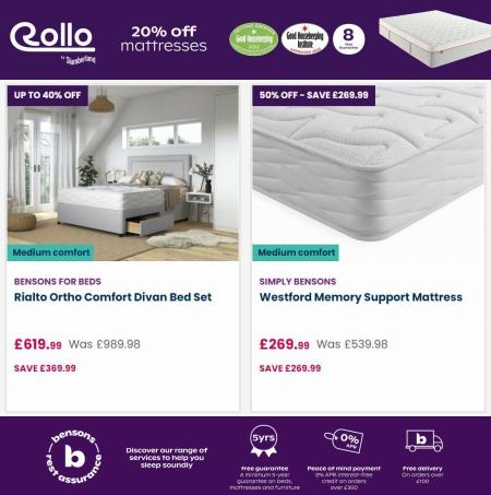 Bensons for Beds catalogue in London | Up To 50% Off Event | 18/05/2022 - 24/05/2022