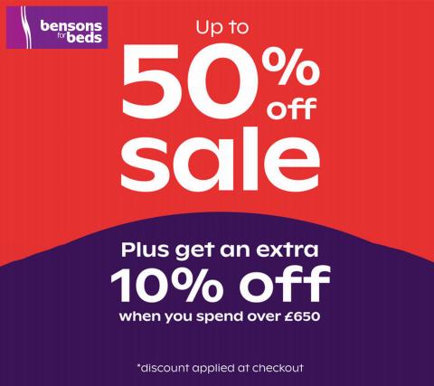 Home & Furniture offers in Wakefield | -50% SALE in Bensons for Beds | 17/08/2022 - 31/08/2022