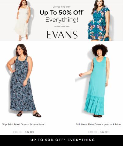 Evans catalogue in London | Up to 50% Off* Everything | 08/05/2022 - 18/05/2022