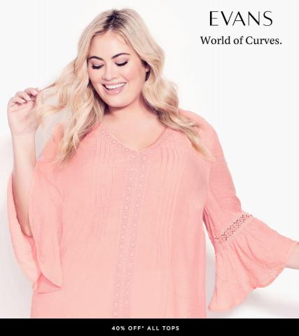 Evans catalogue | 40% Off All Tops | 19/05/2022 - 25/05/2022