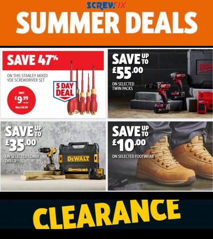 Screwfix catalogue | Summer Deals & Clearance | 28/06/2022 - 05/07/2022