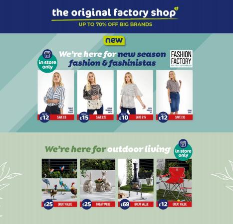 Home & Furniture offers in Liverpool | Latest Bargains in The Original Factory Shop | 16/05/2022 - 22/05/2022