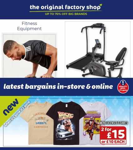 Home & Furniture offers in Guildford | Latest bargains: Fitness Equipment in The Original Factory Shop | 30/06/2022 - 08/07/2022