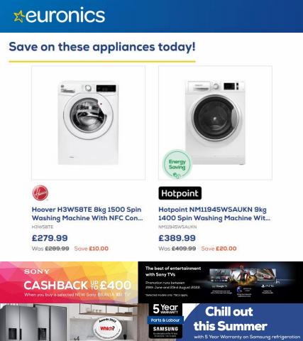 Electronics offers in Tamworth | Euronics Offers in Euronics | 02/07/2022 - 18/07/2022