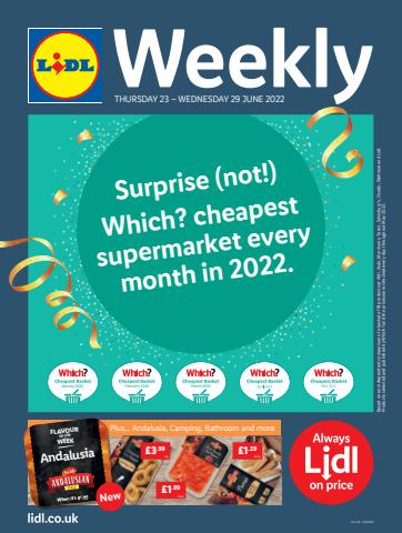 Supermarkets offers in Wakefield | Lidl Weekly Offers in Lidl | 23/06/2022 - 29/06/2022