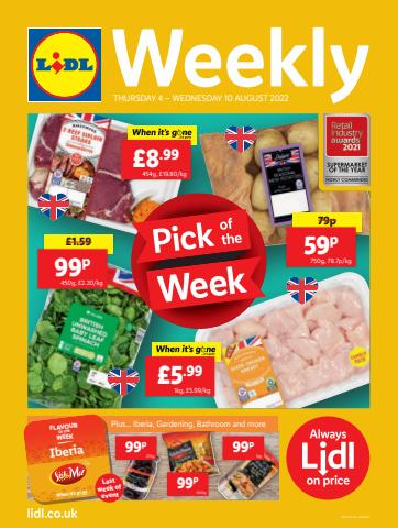 Supermarkets offers in Chesterfield | Lidl Weekly Offers in Lidl | 04/08/2022 - 10/08/2022