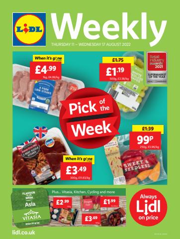 Supermarkets offers in Harrogate | Lidl Weekly Offers in Lidl | 11/08/2022 - 17/08/2022