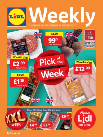 Supermarkets offers in Harrogate | Lidl Weekly Offers in Lidl | 18/08/2022 - 24/08/2022