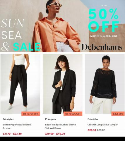 Department Stores offers in London | Women's Sun & Sea Sale in Debenhams | 03/07/2022 - 10/07/2022