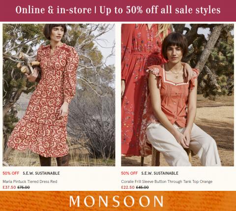 Monsoon catalogue in Brighton | Up to 50% Off all sale styles | 25/06/2022 - 05/07/2022