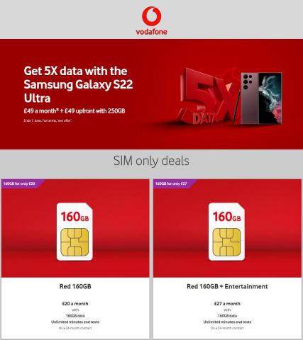 Electronics offers in Bradford | Vodafone Offers in Vodafone | 12/05/2022 - 26/05/2022