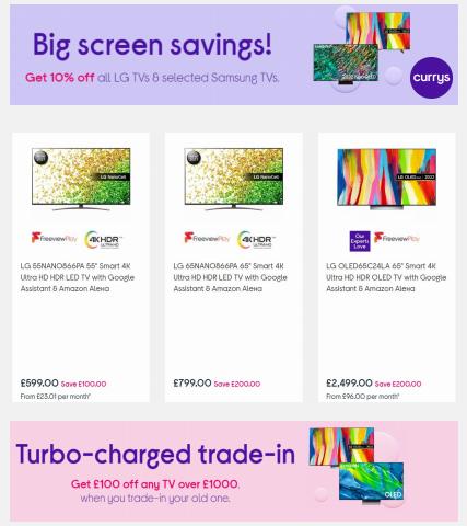 Currys catalogue in London | 10% off LG and Samsung | 26/06/2022 - 04/07/2022