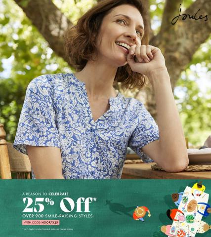Joules catalogue | 25% Off Smile-Raising Styles | 17/05/2022 - 23/05/2022