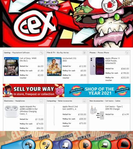 Electronics offers in Dudley | Special Offers in CeX | 19/06/2022 - 29/06/2022