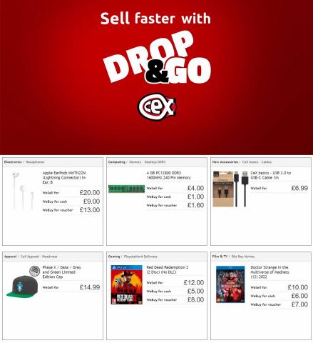 Electronics offers in Wakefield | Promotions CeX in CeX | 15/08/2022 - 22/08/2022