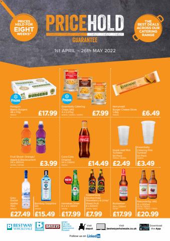 Supermarkets offers in Brighton | Price Hold Guarantee in Bestway | 01/04/2022 - 26/05/2022
