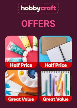 Hobbycraft offers in the Hobbycraft catalogue ( Published today)