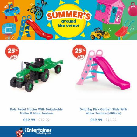 The Entertainer catalogue | Summer's Around. Outdoor Toys Offers | 29/04/2022 - 19/05/2022