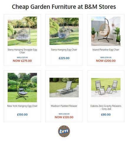 B&M Stores catalogue in London | Garden Furniture Offers | 16/05/2022 - 22/05/2022