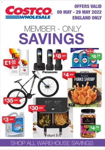Supermarkets offers in Sheffield | Costco England Only in Costco | 09/05/2022 - 29/05/2022