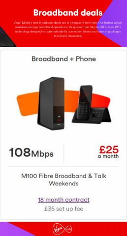 Electronics offers in Bradford | Broadband Deals in Virgin Media | 19/05/2022 - 29/05/2022