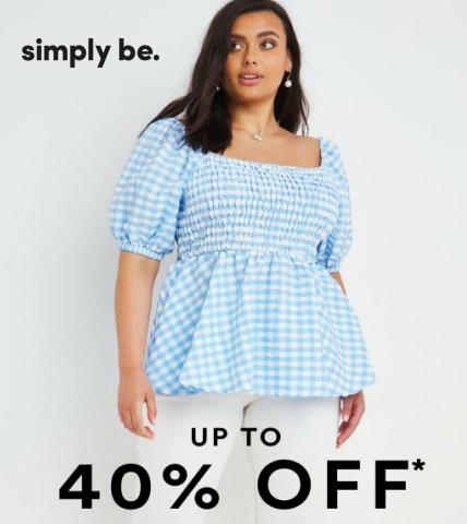 Simply Be catalogue | Up to 40% Off | 13/05/2022 - 23/05/2022